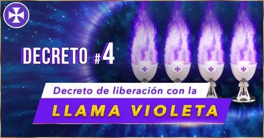 Decreto De Liberación Con La Llama Violeta