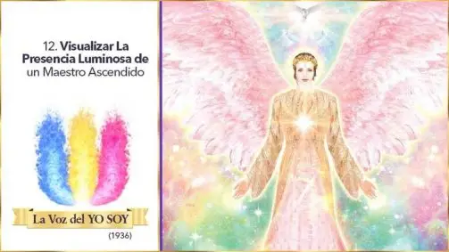 Visualizar La Presencia Luminosa De Un Maestro Ascendido