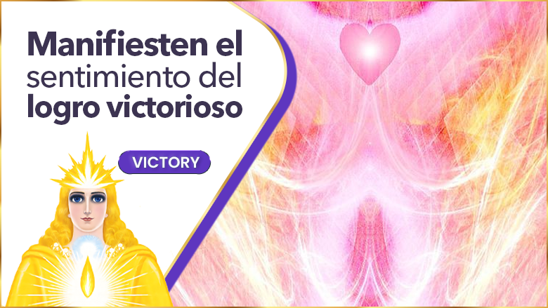 Manifiesten el sentimiento del logro victorioso | Victory