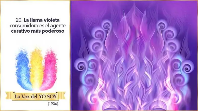 La Llama Violeta Consumidora Es El Agente Curativo Más Poderoso