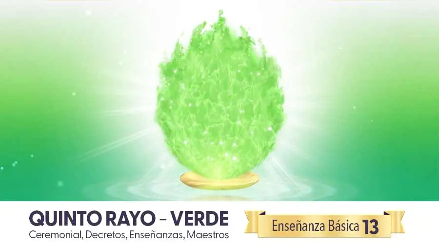 El Quinto Rayo - Verde 893 Yo Soy Espiritual El Quinto Rayo - Verde